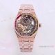 New Copy Audemars Piguet Royal Oak Lady Watches Frosted Gold Skeleton Face 37mm (3)_th.jpg